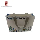 High quality custom colour kraft white paper bag with handle