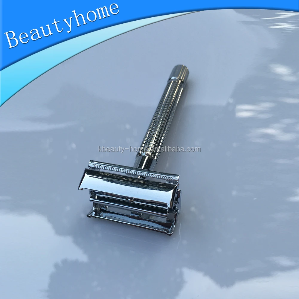 siliver long handle version single blade razor edge custom