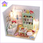 Hoomeda miniature doll house diy children educational toy gift for kids