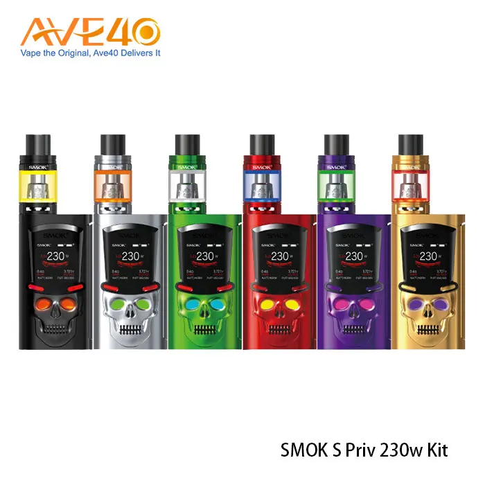 ave40 vape smok newest kit smok s priv 230w kit with sparkling