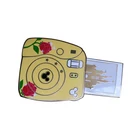 Gold Camera Castle Rose Cartoon Cute Slider Pins Hard Enamel Pin Custom