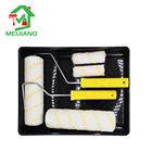 high quality woven polyester 9 inch mini 4 inch roller paint tray kit