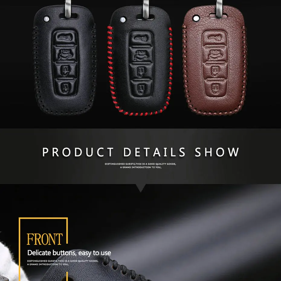 Car Key Case Cover Keychain For KIA (4)