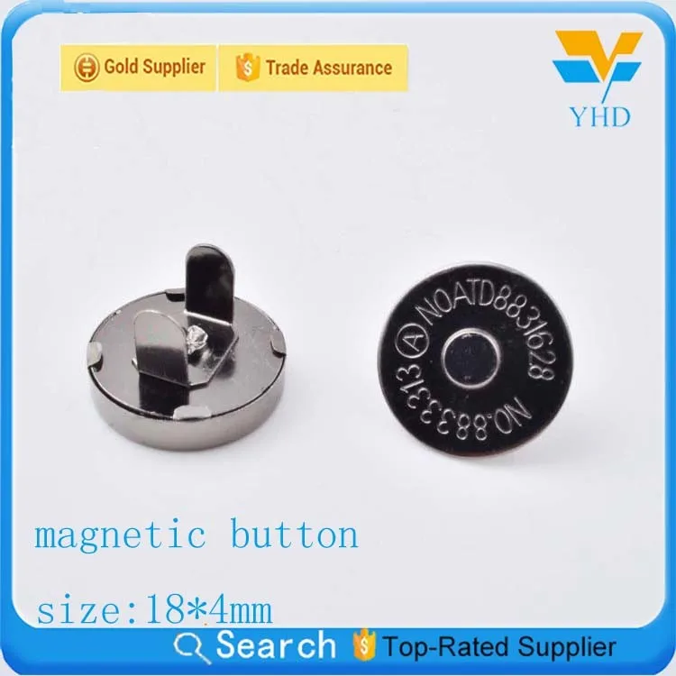 14mm metal magnet snap rivet buttons for jeans