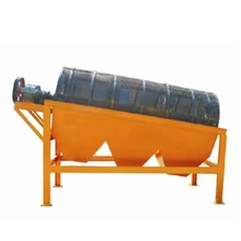 Different sizes of crushed stone quarry Rotary Drum Trommel Screen