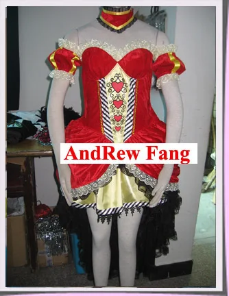 Rose Team-Free Shipping Custom Made Civil War Dress Southern Belle Red & Black Dress Sexy Carnival Halloween Costume