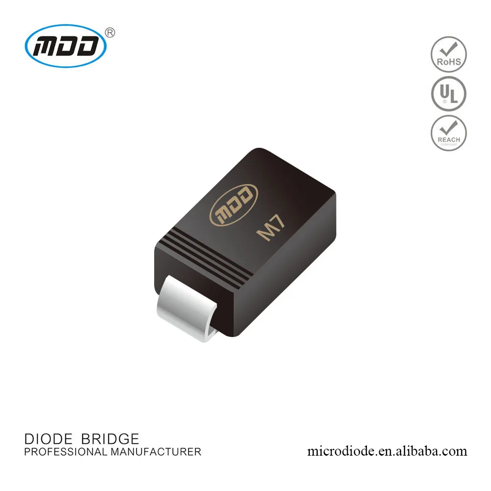 smd 1a 1000v general purpose rectifier standard diode m7 s1m 1n