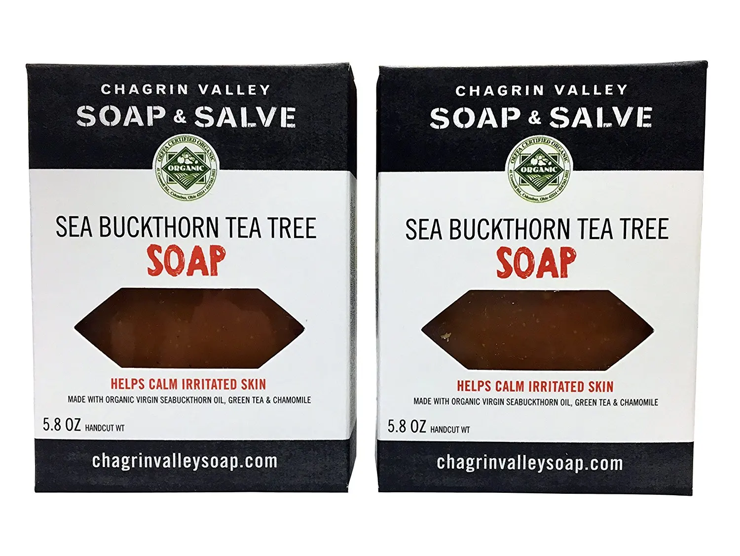 chagrin valley soap & salve - organic natural soap bar - sea