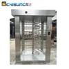SS304 Dual Passage Full Height Rotation Turnstile Gate For Pedestrian Access Control Heavy Duty Automatic Full Length Turnstiles