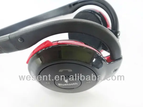 cute sports stereo wireless headset with tf card mp3 player - ANKUX.COM