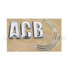 Custom Adhesive Brand Metal Logo Nickel Sticker Label