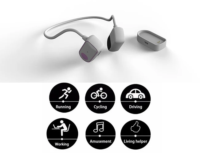 New Design High end Noise cancelling Colorful waterproof wireless bone conduction bluetooth headphones - ANKUX.COM