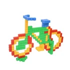 Creative construction blocks plastic building brick kids educational learning toys