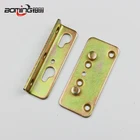 Hot sale furniture hardware steel bed rail metal brackets fittings