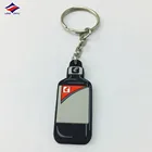 Cheap bottle shaped pvc soft keychain with your logo
