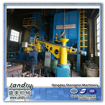 continious furan resin sand treatment machine/sand mixer