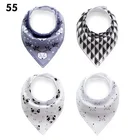 Amazon Supply Factory Wholesale Waterproof baby bandana drool bibs Organic Cotton Baby Bibs Bandana