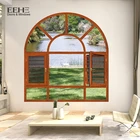 New design aluminum half circle window
