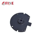 FINE Custom cnc machining aluminum parts led heat sink base product