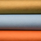 Tc Backing Embossed Classical PU Leather for Bag Decoration Notebook