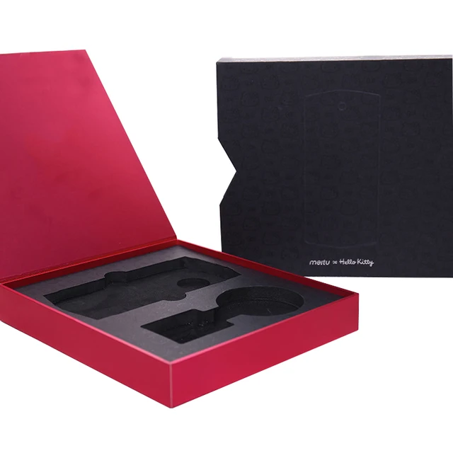 black packaging paper gift box for clothing garment scarf