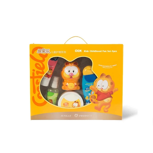 bath care gift set with cream /shampoo /shower gel for children