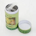 Wholesale China Cylinder round paper tea box packaging eco friendly kraft cardboard paper tube packing box