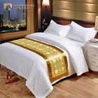 Percale Sheet JR013 King Size Percale Cotton White Dubai Hotel Bedding Sheet Set