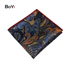 Wholesale Paisley Polyester Pocket Square For Men