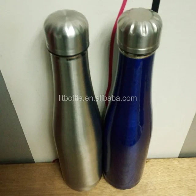 double wall colored stainless steel thermos vacuum flask