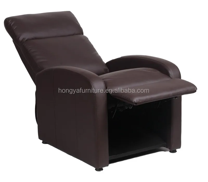 push back leather single recliner sofa with cheap