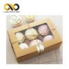 Cute Clear blister disposable plastic small cream cake container/cheese packing box/pastry packaging