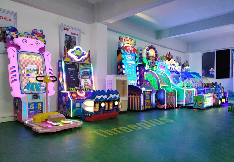 Threeplus Ticket Machine Game/fish Bowl Happy Game Machine/arcade Game Machine