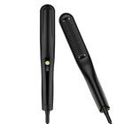 Hot Selling Wholesale Professional Electric Heat Hair Straightener Brush With LED Display