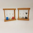 Best selling 3 in 1 wood tea sand timer for tea maker factory wholesale