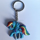Soft Rubber PVC Key Ring/soft pvc 3D keychain/Customized PVC key ring