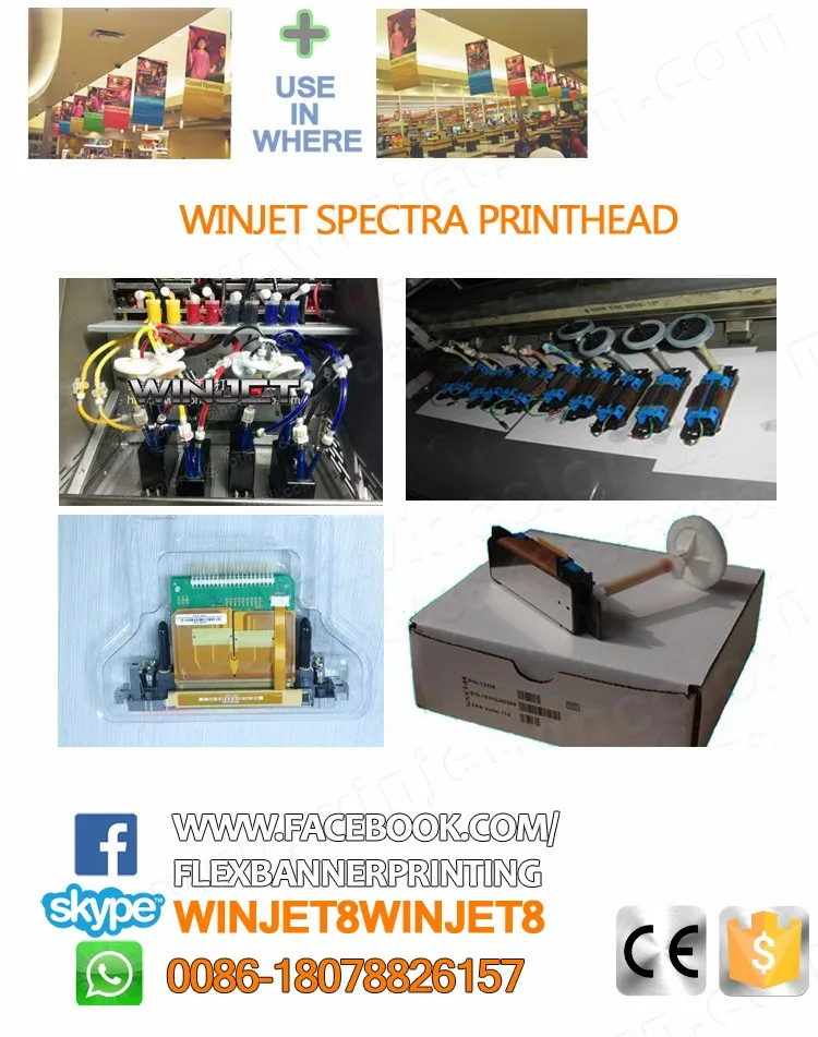 Spectra Polaris 512/15pl Printhead high precision factory price S