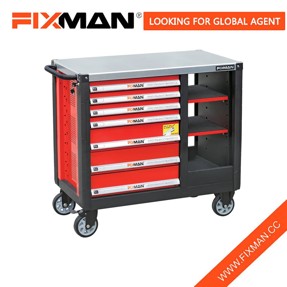 Fixman Build Your Own Garage Mobile Workbench Tool Box 7 Drawer