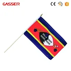 custom size 75Dpolyester cheap all countries national flag hand waving flag
