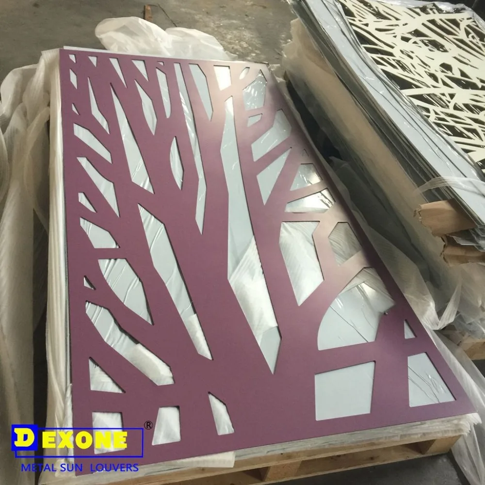 DEXONE Custom-made laser cut aluminum panels /external decorative metal fences