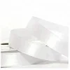 Wholesale Custom Logo 100% White Polyester Satin Ribbon