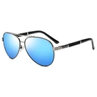 UV400 fashionable women men retro polarized man glasses sunglasses 2019