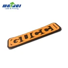 Fashion Custom Famous Brand Name Soft PVC 3D Logo Rubber Patch