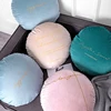 Monad Comfort Macaron Colorful For Young Round Velvet Cushion Case Cover Decor