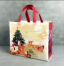 reusable grocery bags christmas