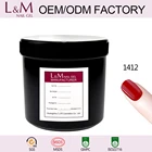 L&M Manufacturer Bulk Package Soak Off UV Nail Gel Varnishes