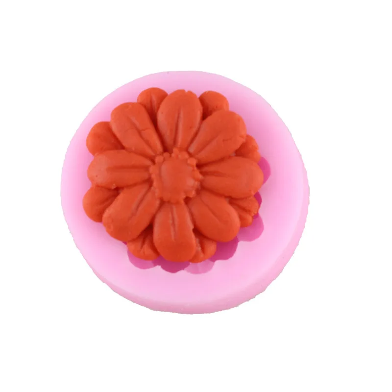 DIY silicone molded flower cake baking cake decorative arts tool chrysanthemum taobao 1688 agent