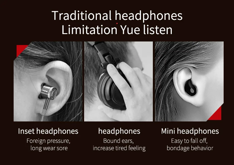 hot sale bone conduction hearing aid wireless bone earphone technology inventions 2019 bluetooth bond conduction headset - ANKUX.COM