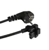 4ft 3 Prong Dell AC Power Cord 3 Pin Euro CEE7/7 Dell computer power cord 1.2M European standard Dell power cord factory supply