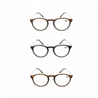 Fashionable granny style round cat-eye frame glasses reading